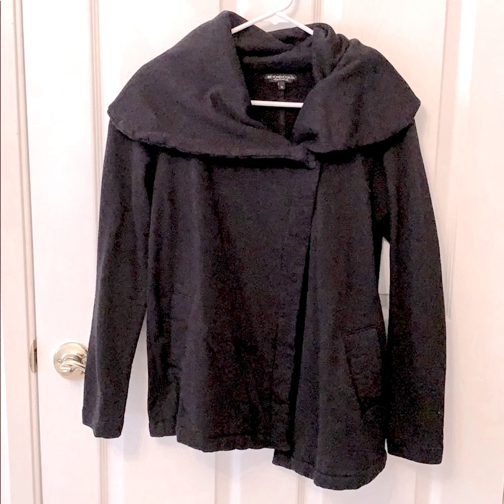 Beyond Yoga shawl collar drape front jacket